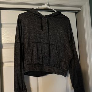 Fabletics cropped jacket w hood.